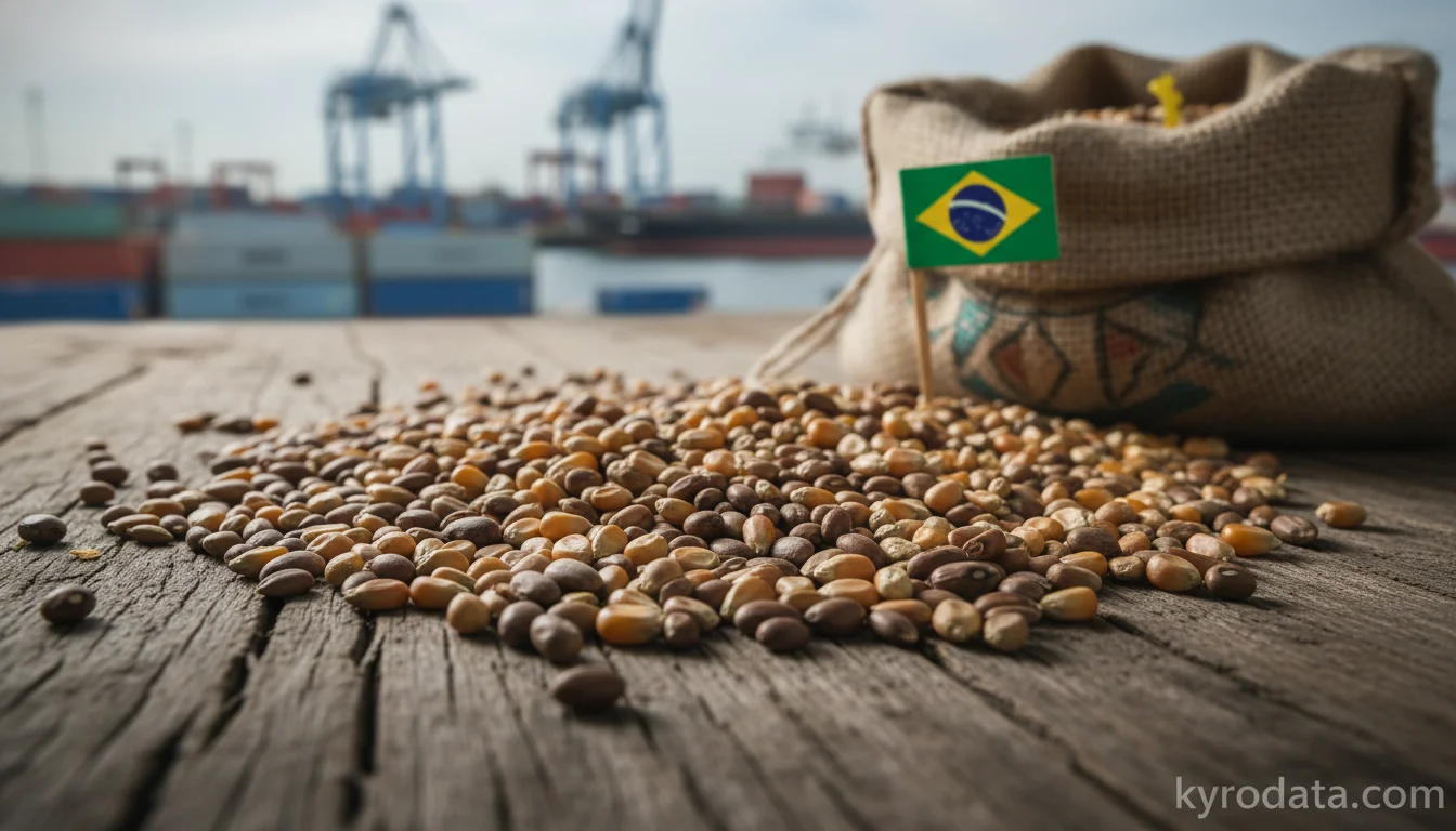 Brasil expande exportación de semillas a Angola casi 74% desde 2023