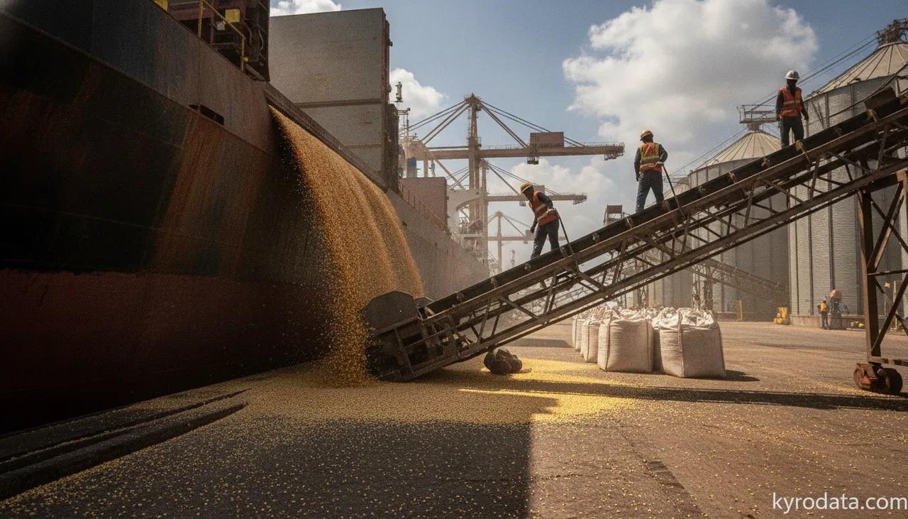 Editorial illustration on Brazilian foreign trade for the foreign trade chapter
