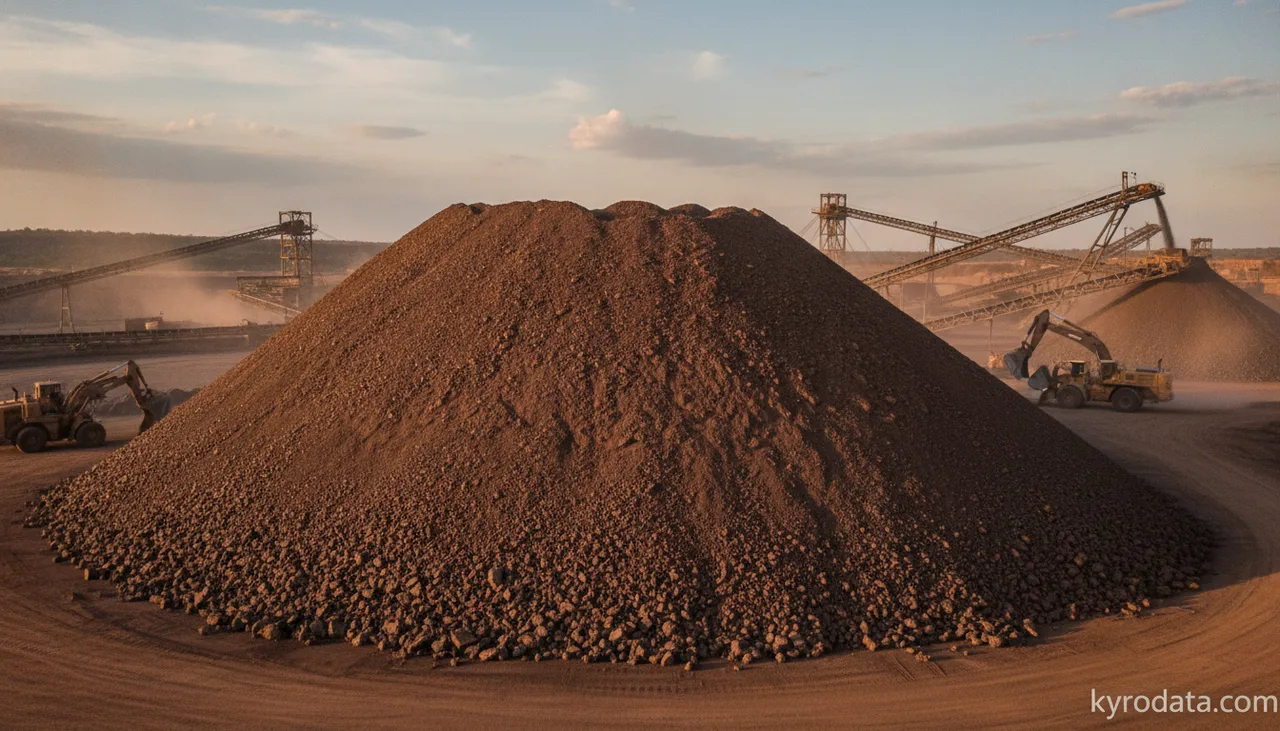 Chile cubre el 99,9% del mineral de hierro que Brasil importa en 2026