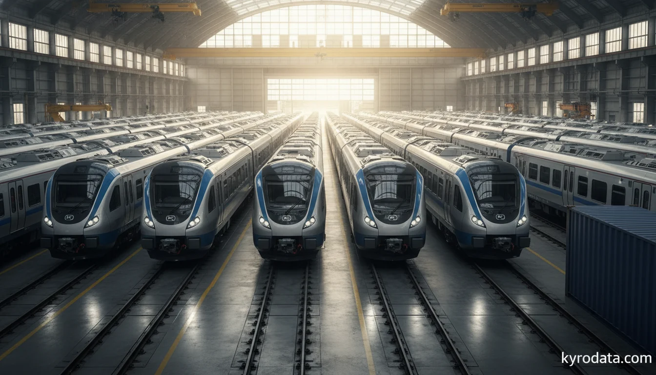 Brazil sources 100% of rail vehicles from China through April 2026