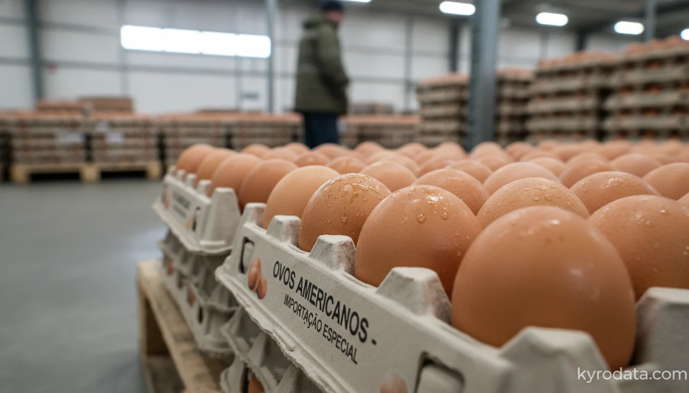 Brazil's shell egg imports from the U.S. spike roughly 400-fold
